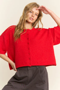 The Penny Cardigan (red)