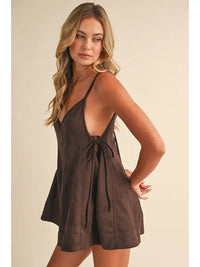 Reeves Suede Jumper (brown)