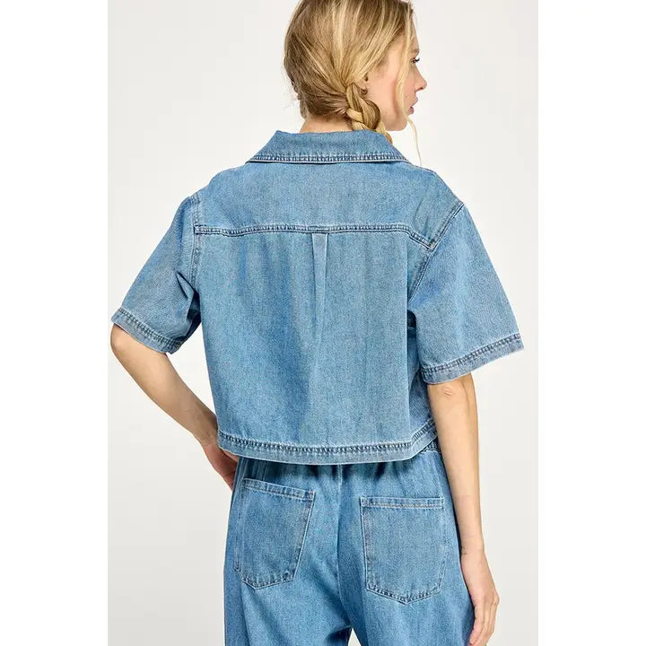 Darcy Denim Top