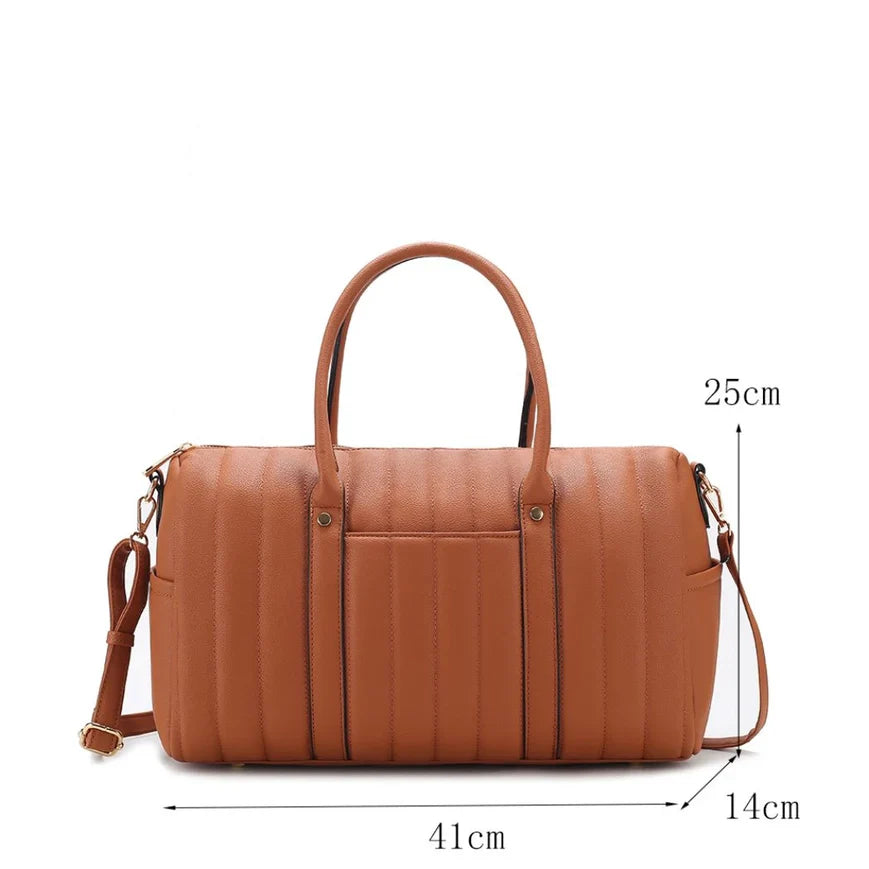 Passport Duffle Bag (brown) - GEORGE-MARY'S
