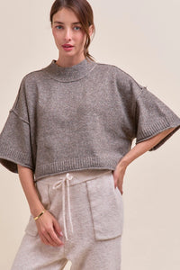 Eleanor Sweater Top (grey)