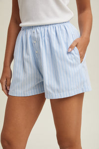 Striped Boxer Shorts (blue) - GEORGE-MARY'S