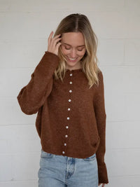 The Piper Cardigan (brown)