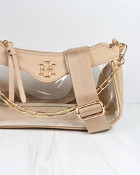 Cassidy Clear Crossbody NUDE