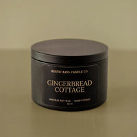 Gingerbread Cottage Black Tin - 12 oz (Copy)
