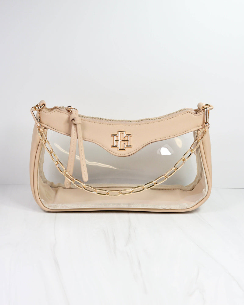 Cassidy Clear Crossbody NUDE
