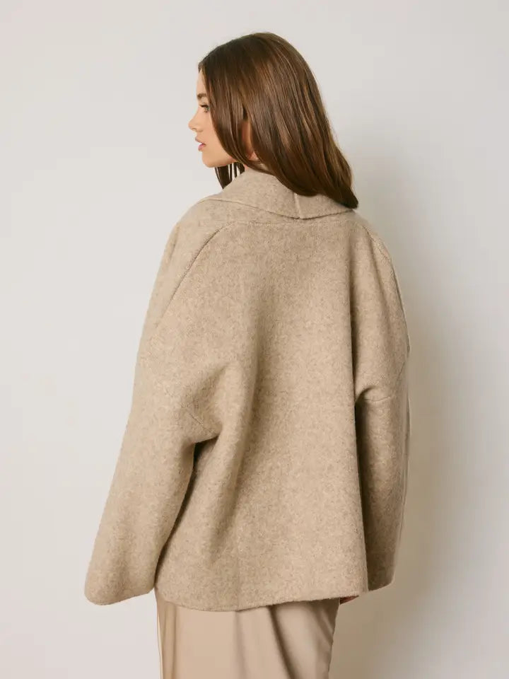 Edwards Cardigan (oatmeal) - GEORGE-MARY'S