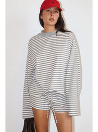 Bailey Striped Lounge Shorts