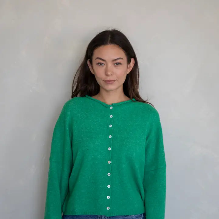 BEST SELLER The Piper Cardigan (kelly green)