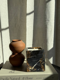 Nero Portoro Marble Candle