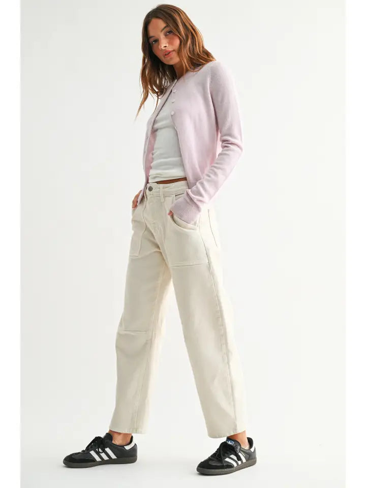 Utility Barrel Jean (ecru)