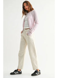 Utility Barrel Jean (ecru)