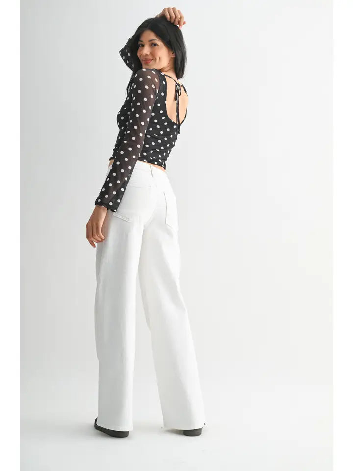 High Rise Straight Leg Jeans