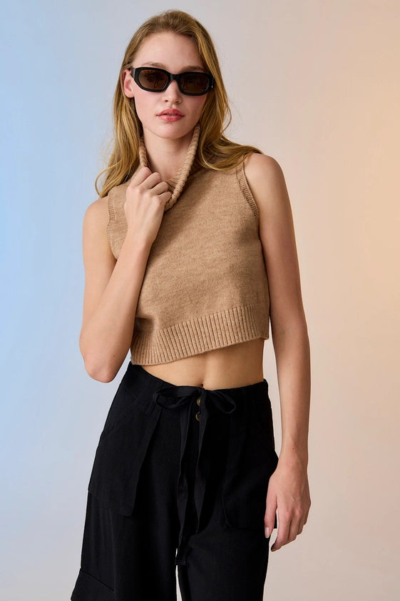 Alice Turtleneck Top (mocha)