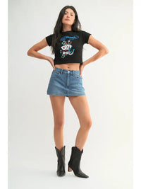 Rodeo Denim Skort (medium)