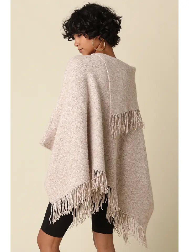 Mable Fringed Poncho