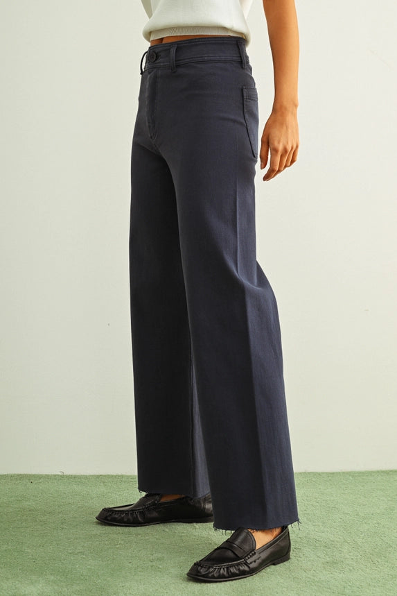 Marine Fit Wide Leg Pants (navy) - GEORGE-MARY'S