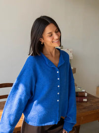 The Piper Cardigan (cobalt)