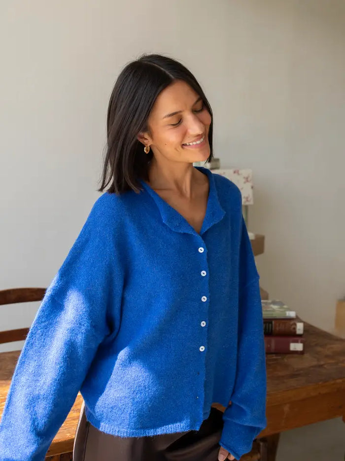 The Piper Cardigan (cobalt)
