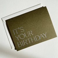 It's Your Birthday No. 21 Card (2 colors)