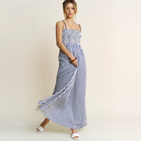 Striped Maxi Dress (khaki)