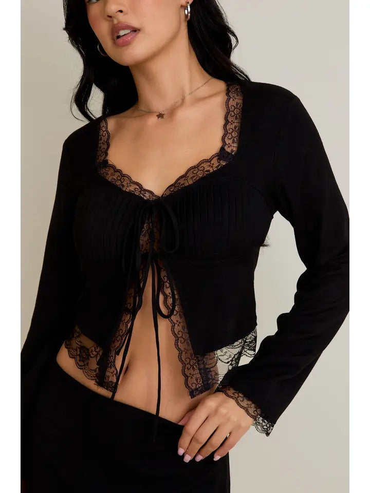 Black Lace Skirt