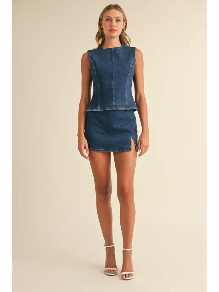 Perry Denim Skirt