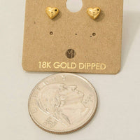 Mini Heart Stud Earrings