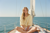 The Penny Cardigan (yellow/ivory)