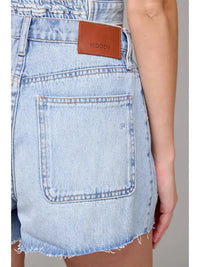 Boyfriend Side Seam Denim Shorts