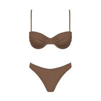 Lorenzo Bikini Top (toast) - GEORGE-MARY'S