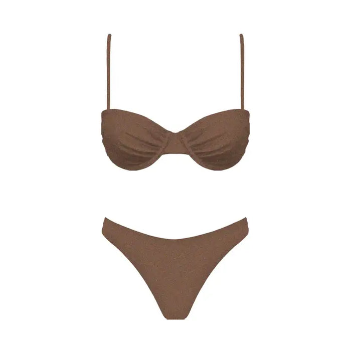 Lorenzo Bikini Top (toast) - GEORGE-MARY'S