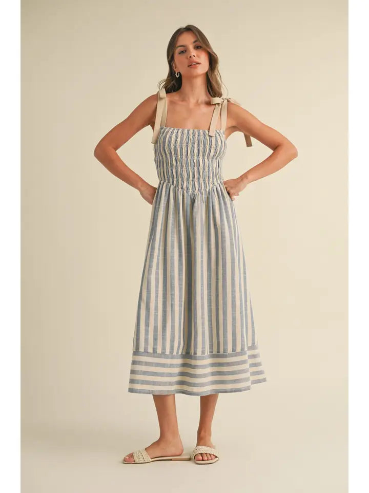 Penelope Striped Dress
