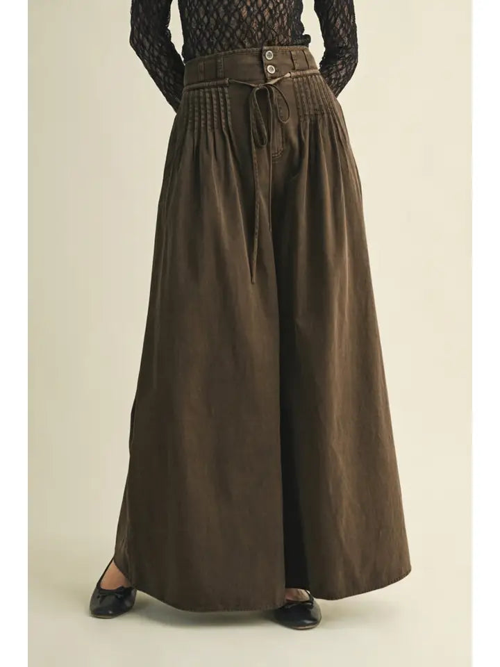 Monroe Pleated Palazzo Pants