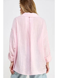 BEST SELLER Fair Weather Blouse (pink) - GEORGE-MARY'S