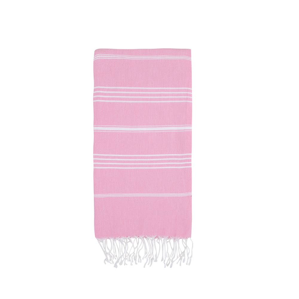PREORDER Turkish Beach Towel (pink) - GEORGE-MARY'S