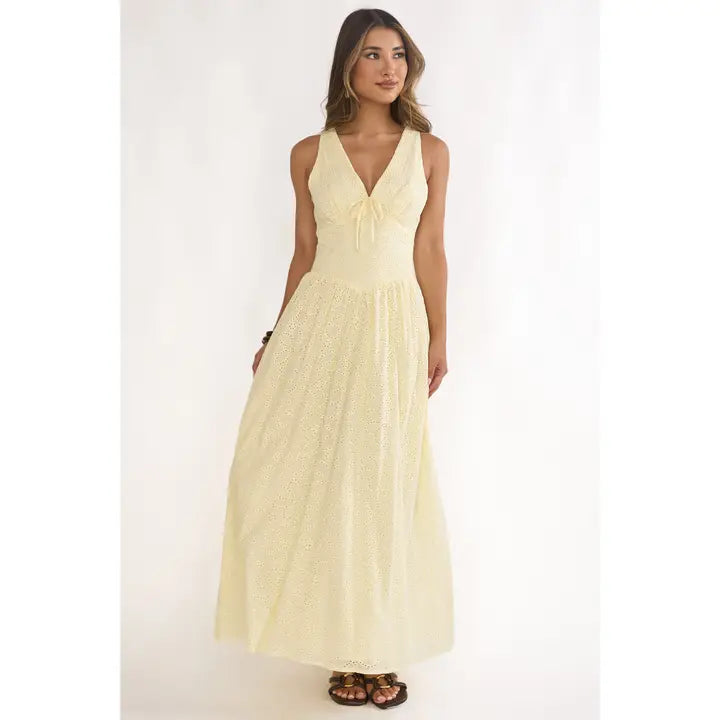 Byron Eyelet Maxi Dress - GEORGE-MARY'S