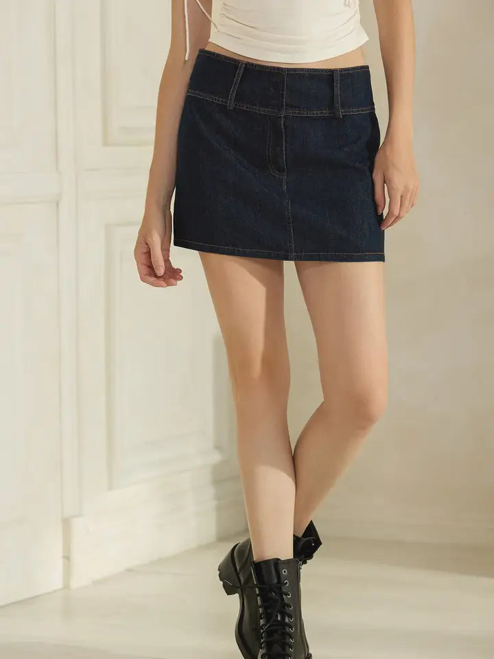 Denim Mini Skirt