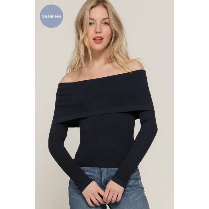 Off Shoulder Top (black)