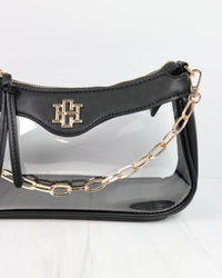 Cassidy Clear Crossbody BLACK