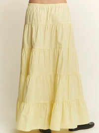 Butter Tiered Maxi Skirt