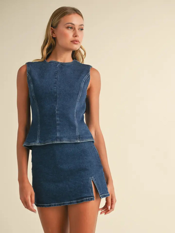 Perry Denim Skirt
