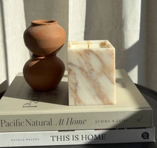 Wood Sage & Sea Salt Candle (Tan Marble)