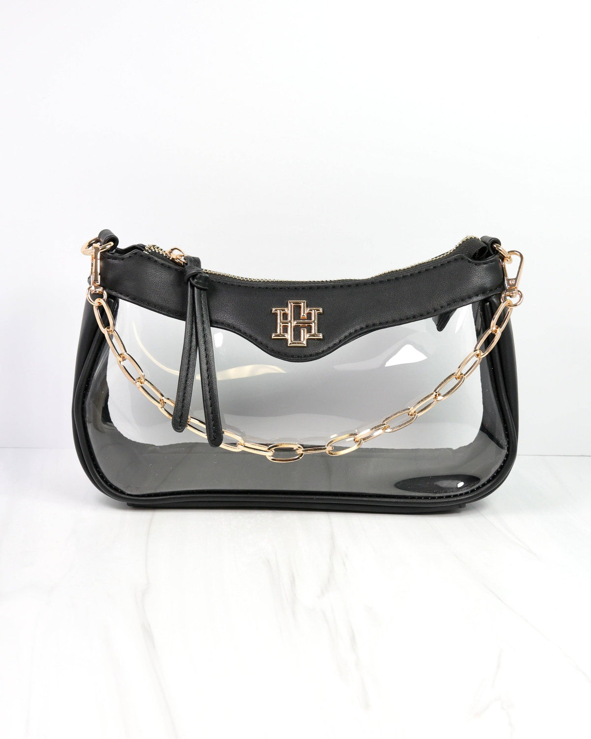 Cassidy Clear Crossbody BLACK