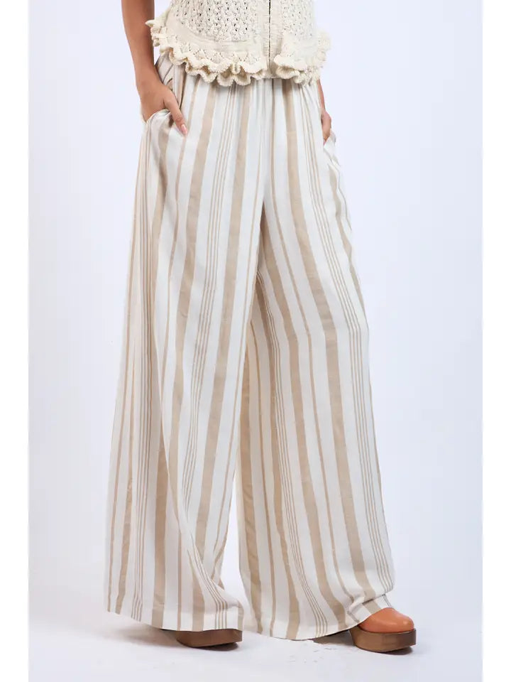 Santorini Striped Pants