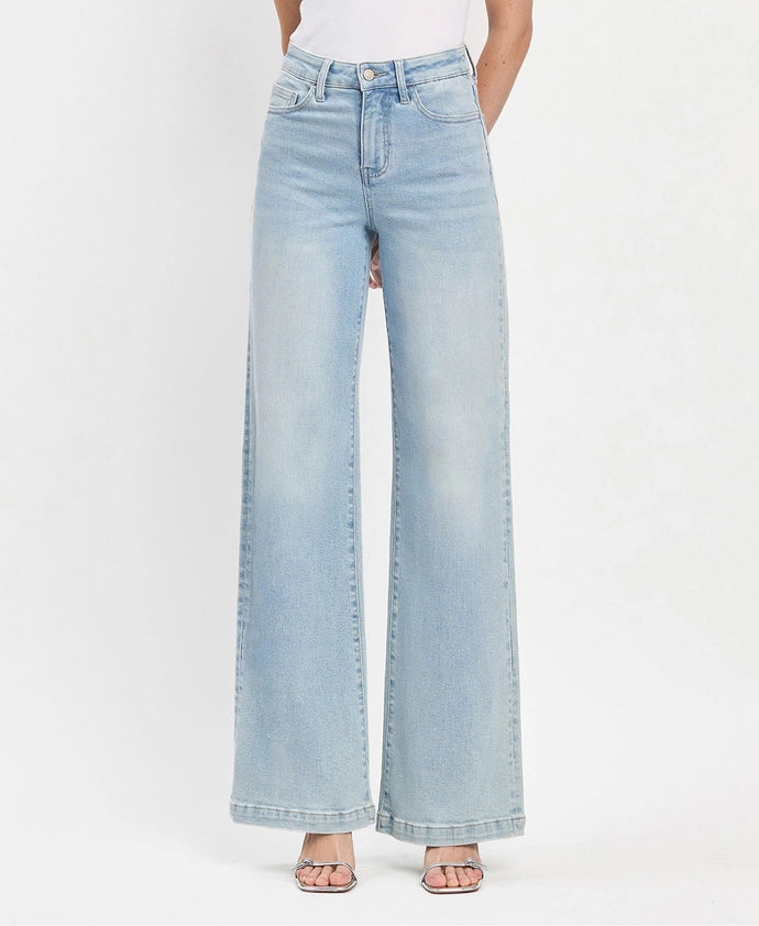 Vivie High Rise Wide Leg Jeans