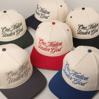 One Nation Under God Trucker Hat ( 3 colors)