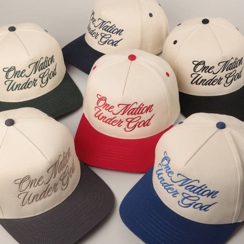 One Nation Under God Trucker Hat ( 3 colors)