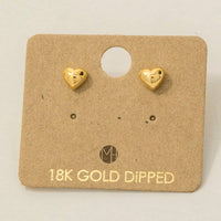 Mini Heart Stud Earrings