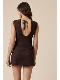 Sammy Choco Lace Mini Dress